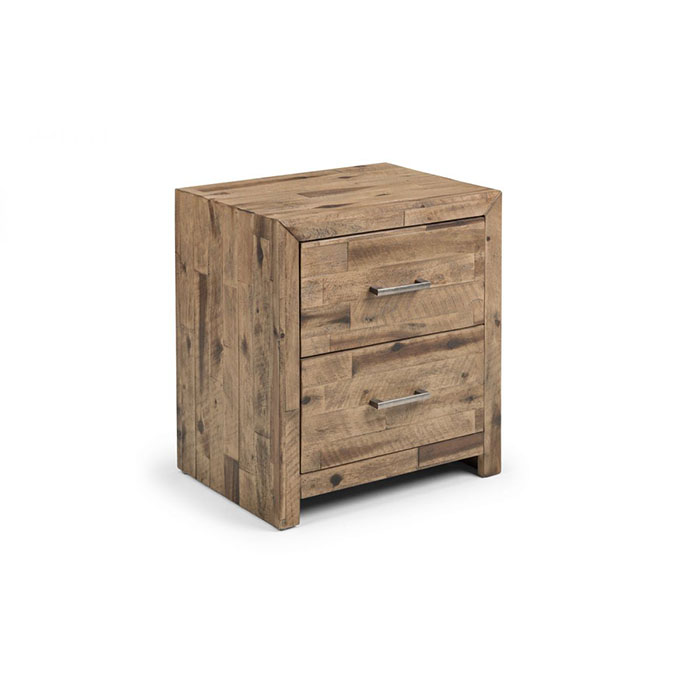 Hoxton 2 Drawer Solid Acacia Bedside